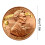 Αναμνηστικό κέρμα Lincoln Cent 1,6 ιντσών 4