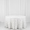 Round Satin Tablecloth with Raised Rosettes, 120 in 3