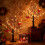 Retro Red Bird LED Tree Lights with Berries, 3xAA 2