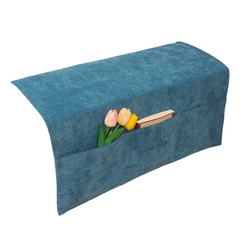 Pet Couch Arm Covers with 3 Pockets, Non-Slip Washable 1