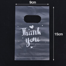 100 stk. takkeposer i plastik, 9 x 15 cm og 12 x 18 cm