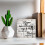 Holzschild mit Blumenmuster, 12,7 x 12,7 cm 5