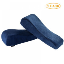 Armlænspuder til stol med memory foam, 2 stk.