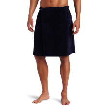 Cotton-Viscose Bath Wrap Towel Navy Blue