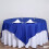 Royal Blue Square Tablecloths 90 x 90 in Polyester 6 Pack 4