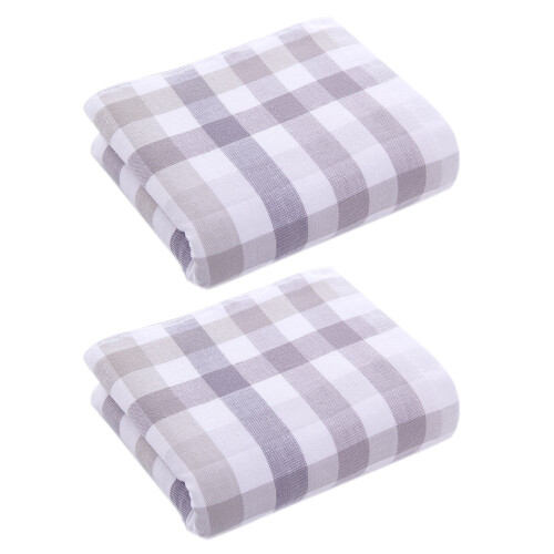 Geruite gaashanddoeken, 2 stuks
