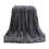 Double-Sided Velvet Throw Blanket – White, 120 x 80 cm 1