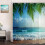 Ocean Beach Shower Curtain 72x72 in Polyester with 12 Hooks 2