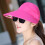 Women's Lightweight Polyester Sun Hat with Ponytail Opening 4