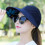 Women's Lightweight Polyester Sun Hat with Ponytail Opening 5