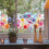 Floral Blue Wind Chime Window Sticker – Electrostatic, 5