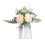 Artificial Rose Chair Back Swag with Silk Ribbon 2
