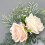 Artificial Rose Chair Back Swag with Silk Ribbon 3
