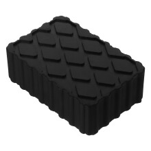 Gumová podložka pod zvedák pro auta a obytné vozy – 12x8x4cm