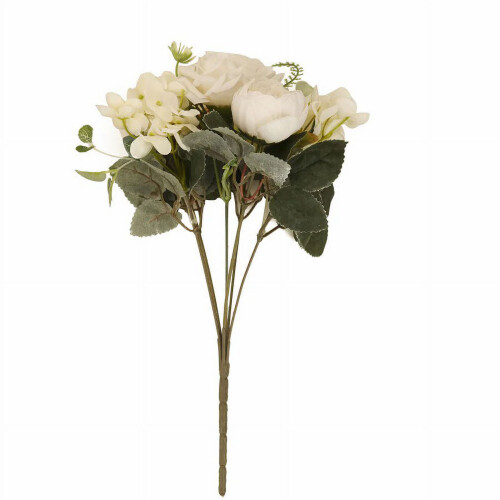 Silk Peony Rose Hydrangea Bouquets 12 in 2 Pack 1