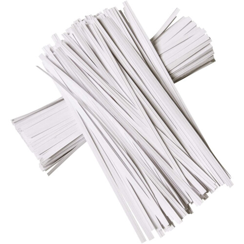 Arame de papel branco de 15 cm (6 polegadas) – Pacote com 1000 unidades 1