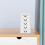 Torre organizer per cassetti in plastica trasparente – Bianca 4
