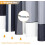 Geometric Polyester Shower Curtain 72x84 in with 12 Hooks 5