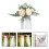Artificial Rose Chair Back Swag with Silk Ribbon 1