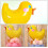 Yellow Chicken Foil Balloons (5 pcs) 3
