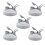 Couvercles réutilisables Walbest pour bocaux Mason, large ouverture, étanches, lot de 5 2