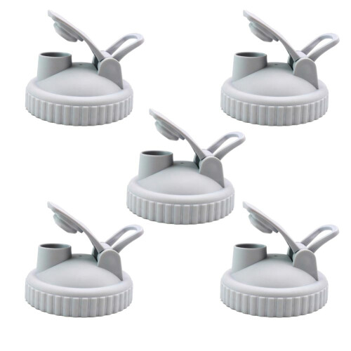 Couvercles réutilisables Walbest pour bocaux Mason, large ouverture, étanches, lot de 5 1