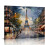 Impressão em tela da Torre Eiffel de Paris, 50,8 x 40,6 cm (20 x 16 polegadas) 1