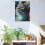 Modern Star Cat Canvas Print 12x16 in 5