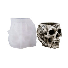Silikon-Totenkopf-Pflanzformen für Kunstharz-Beton-Kunsthandwerk