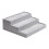 Eleganter Schmuck-Organizer aus mattiertem Samt,-Grau 1