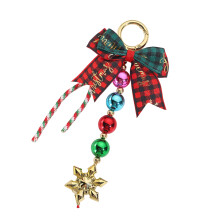 Porte-clés bonhomme de neige unique en résine,-noeud papillon