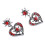 Boucles d'oreilles Edelweiss à la-Boucles d'oreilles Edelweiss 4 1