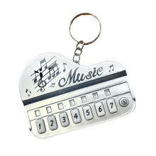 Musical Keychain For Kids Mini Playable Piano With Lights-10