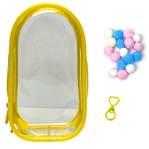 Étui de poupée résistant aux rayures, coque de poupée en-Jaune