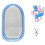 Protecteur de poupée de Style minimaliste moderne,-Bleu 1