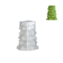 Moule artistique en Silicone pour Base de bougie faite-modèle 2
