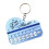 Portable Pocket Sized Electronic Keyboard Keyring Glowing-9 1