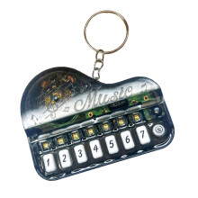 Musical Keychain For Kids Mini Playable Piano With Lights-7