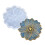Ensemble de moules en silicone en forme de fleur-36 sous-verres 1