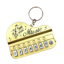 Musical Keychain For Kids Mini Playable Piano With Lights-12