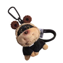 Honeybee Themed Puppy Plush Keychain Lovely Animal Hanging-5