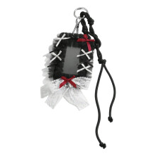 Porte-badge thème sombre, porte-clés en-Carte arc multicolore