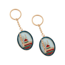 Middle Eastern Inspired Keyrings Zinc Alloy Eid Prayer-Blue