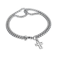 Men's Steel Crosses Designs Bracelet Hip Hop Styles Jewelry Gift