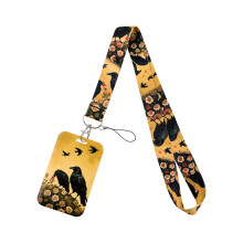 Porte-cartes esthétique foncé, sangle de téléphone pour-20
