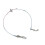 Vierzackiges Stern-Armband mit Strasssteinen, flexible-Blau 1