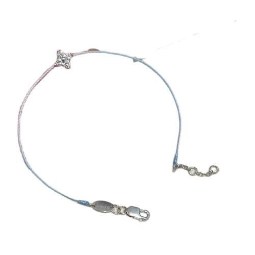 Vierzackiges Stern-Armband mit Strasssteinen, flexible-Blau