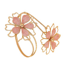 Chic Asymmetric Floral Design Arm Jewelry Comfortable Wear-Pink