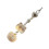 Lovely Cat Phone Strap Keychain Pendant-translucent cat 1