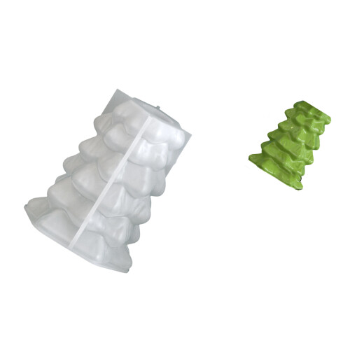 Reusable Food Grade Silicone Candle Stand Mold For-pattern 2